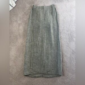 FLAX Linen Maxi Skirt size small